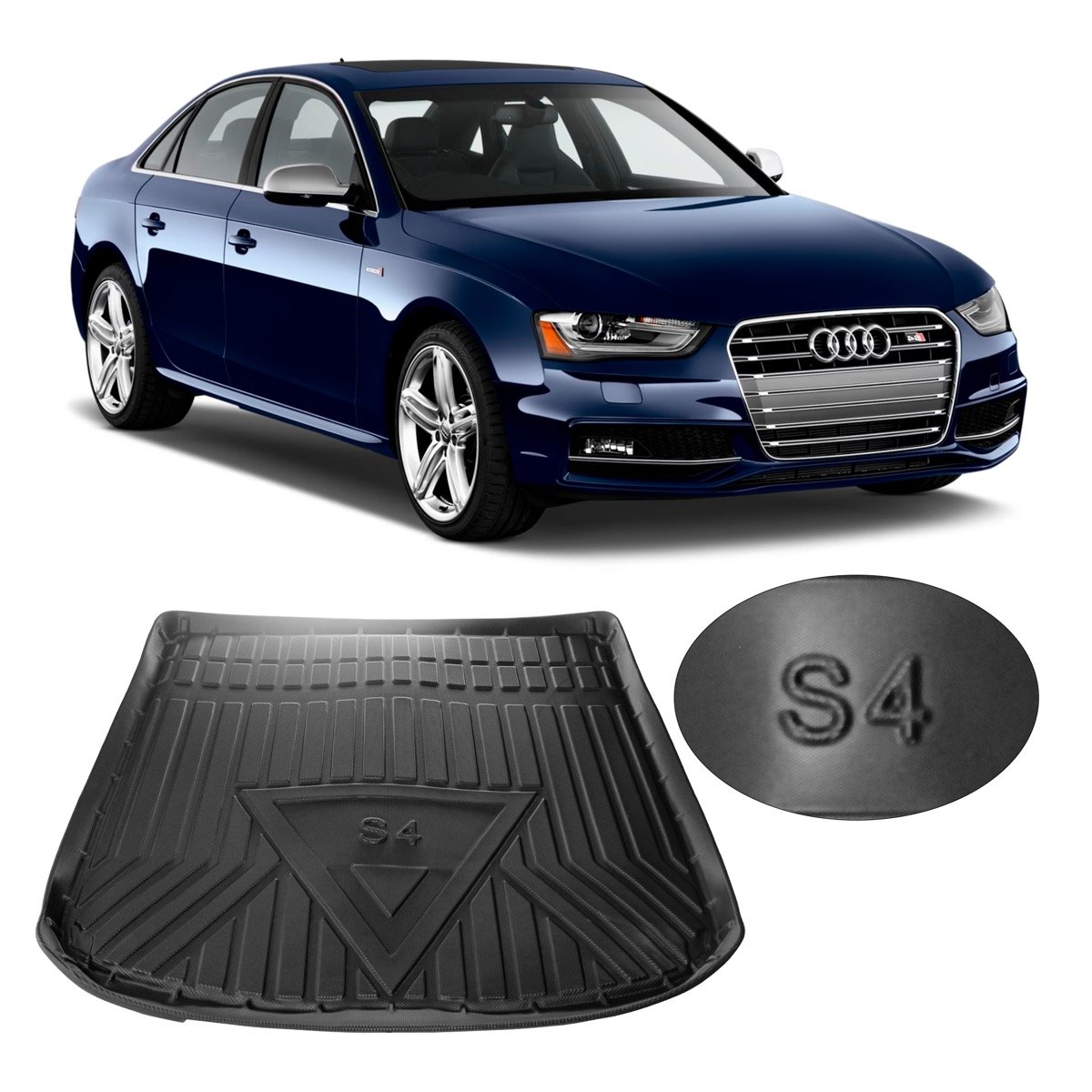 Tapete de porta-malas Audi S4 2018 até 2021