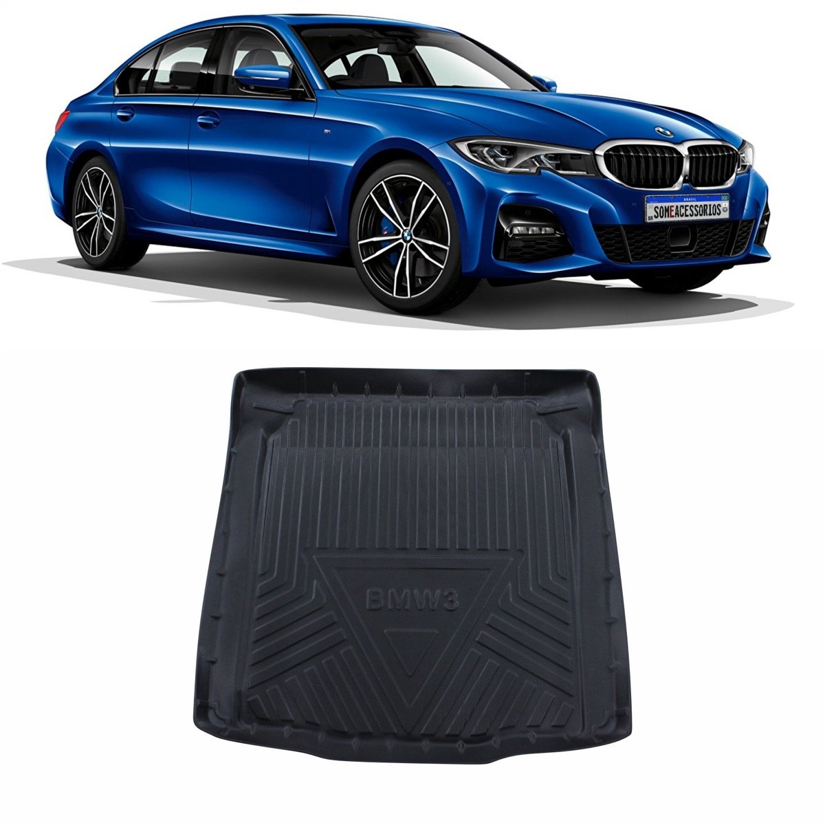 Tapete de porta-malas BMW Série 3 2019 até 2022