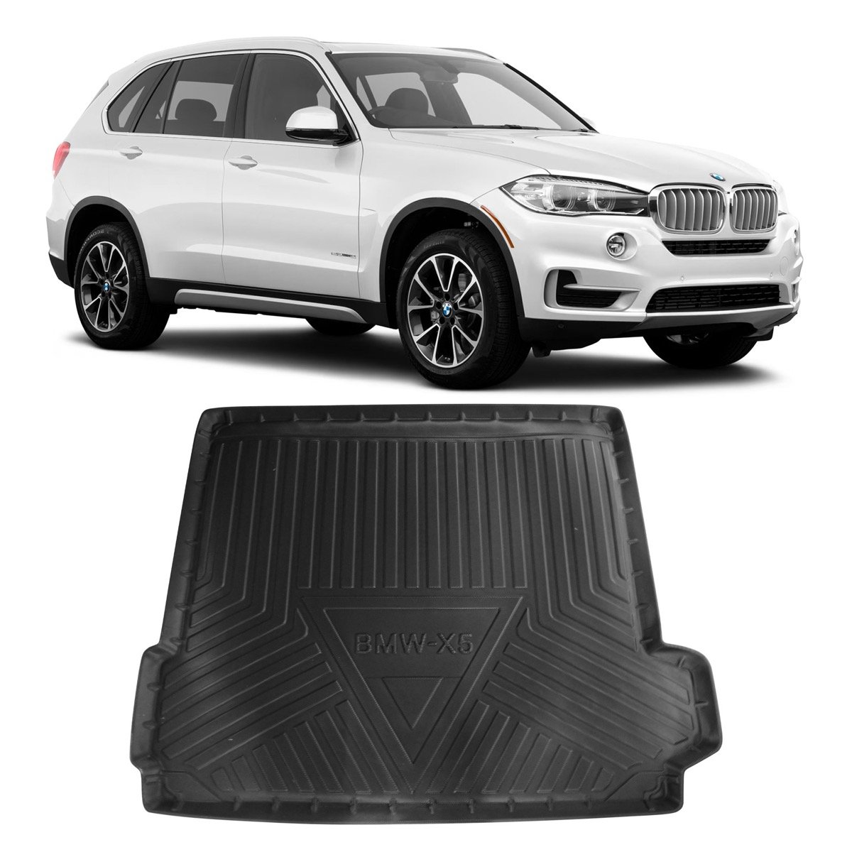 Tapete de porta-malas BMW X5 F15 2008 até 2018