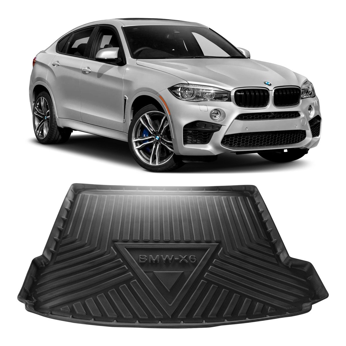 Tapete de porta-malas BMW X6 2009 até 2019