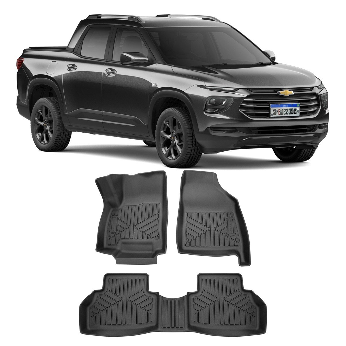 Tapete bandeja Chevrolet Montana 2024 em diante