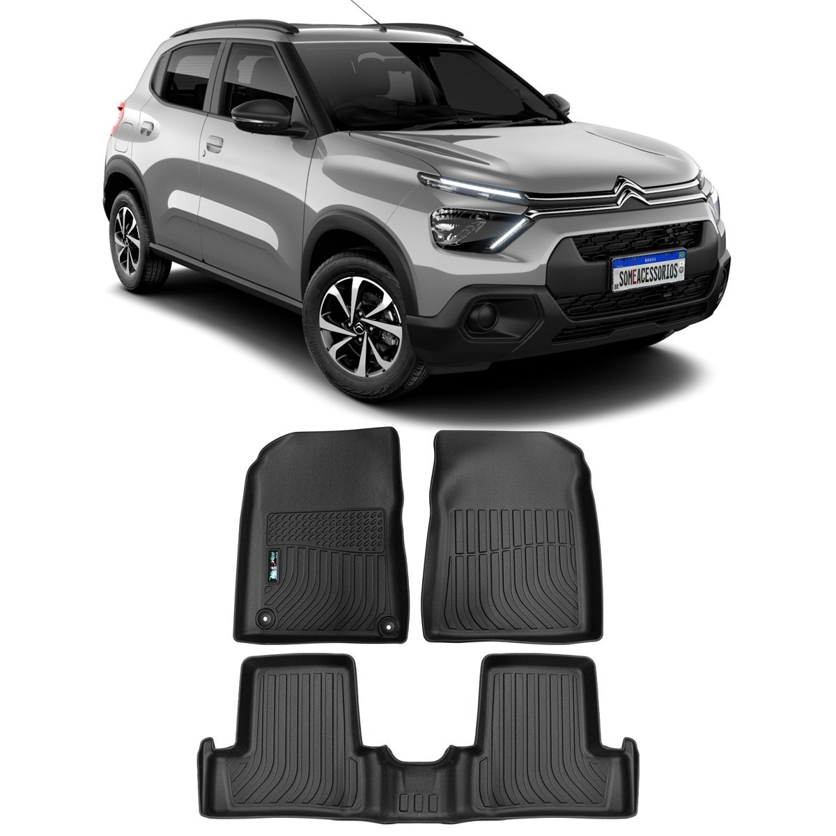 Tapete bandeja Citroën C3 2024 em diante