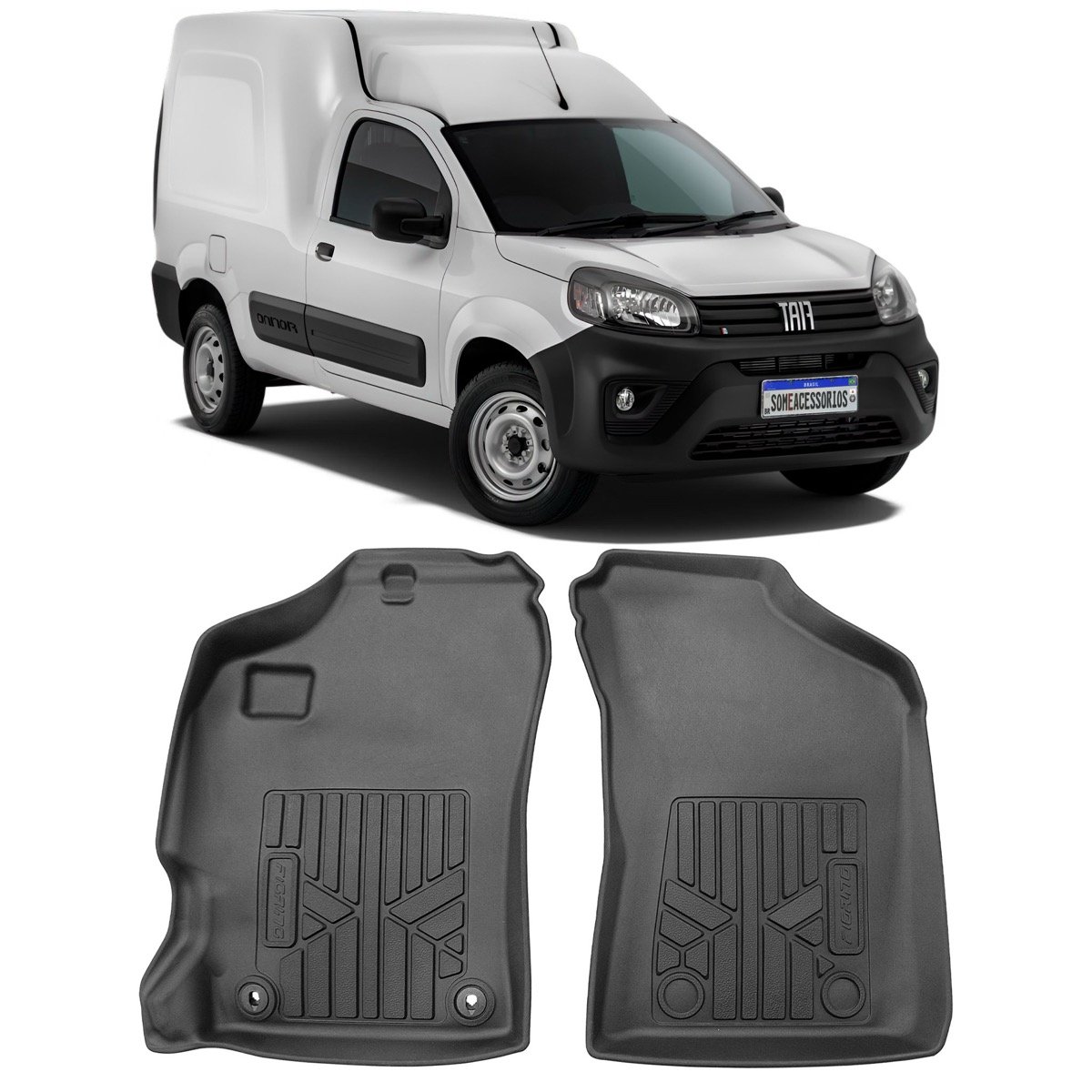 Tapete bandeja Fiat Fiorino 2020 em diante