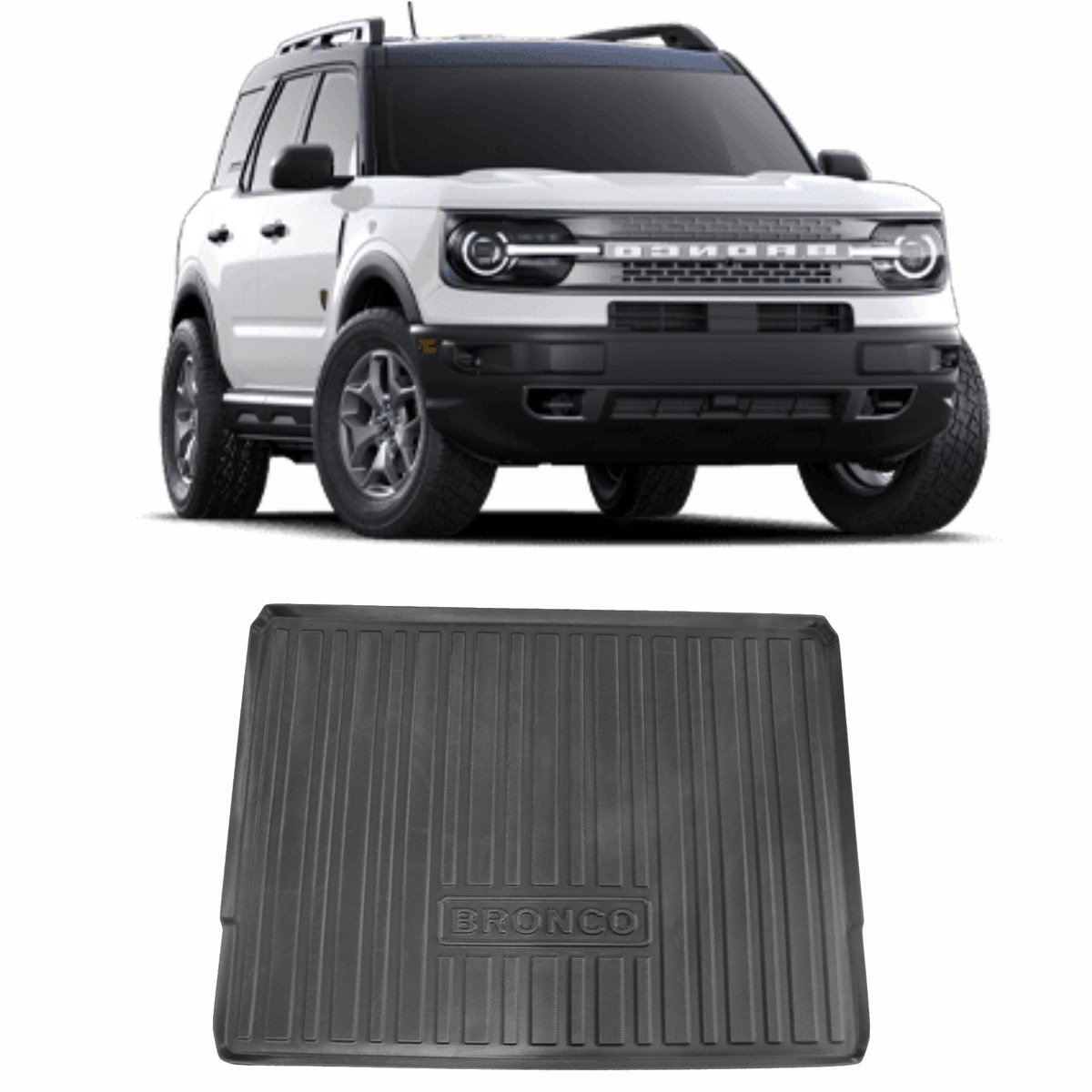 Tapete de porta-malas Ford Bronco Sport 2021 em diante