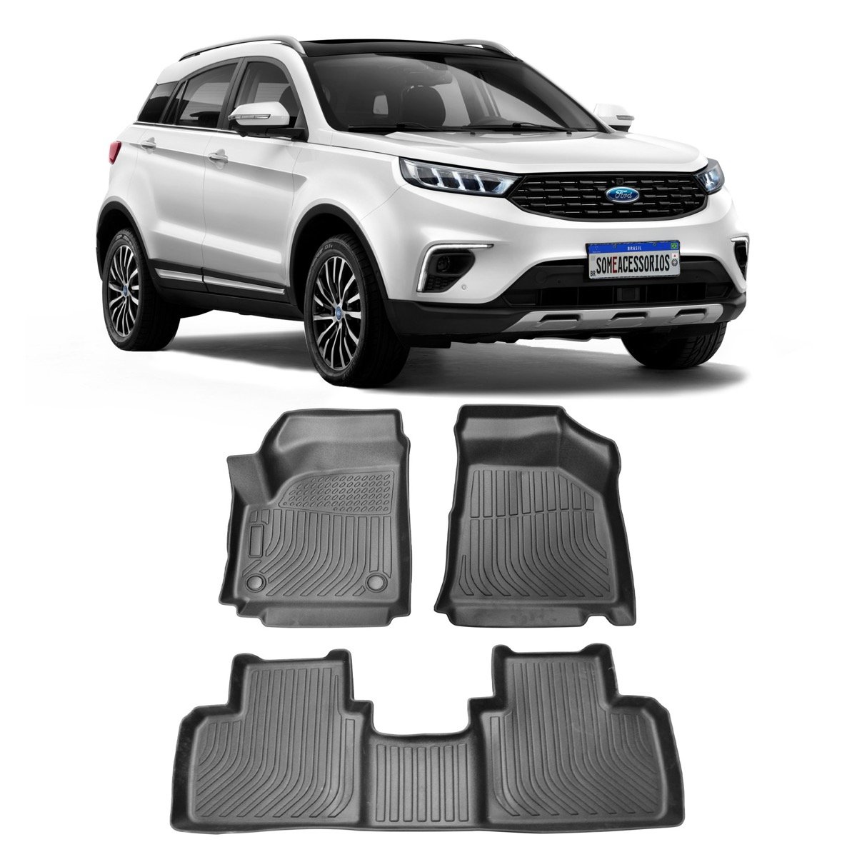 Tapete bandeja Ford Territory 2020 até 2022