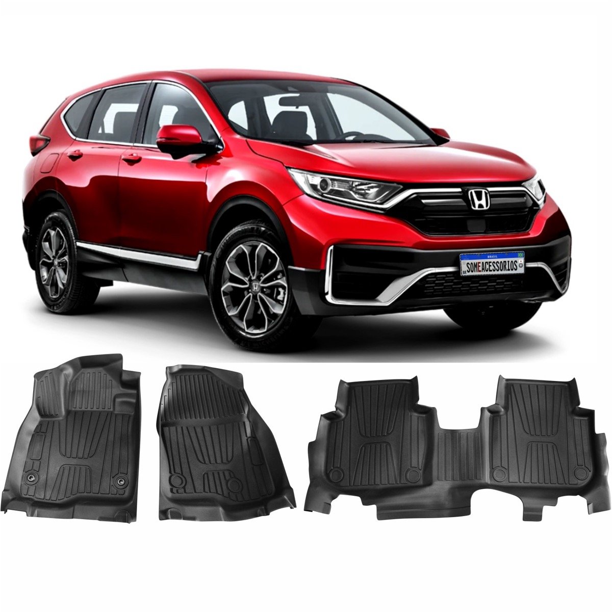 Tapete bandeja Honda CR-V 2023 em diante