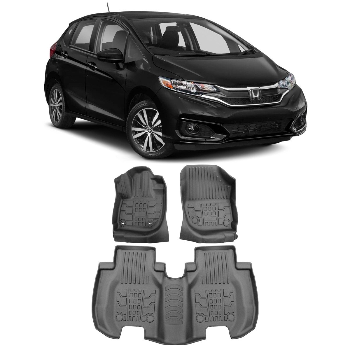 Tapete bandeja Honda Fit 2021 até 2022