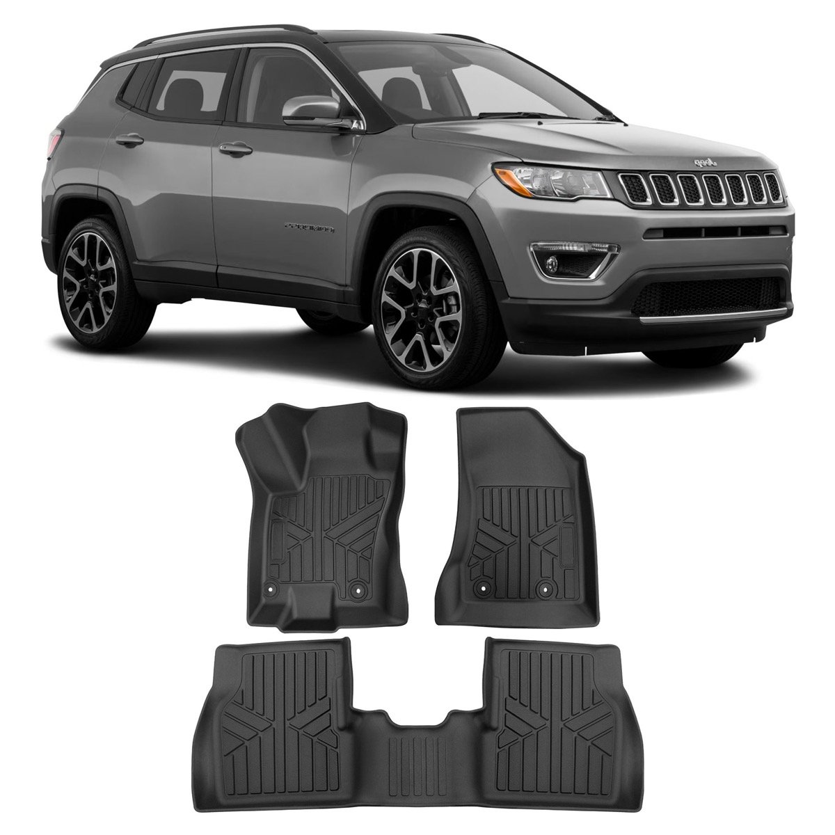 Tapete bandeja Jeep Compass 2018 em diante