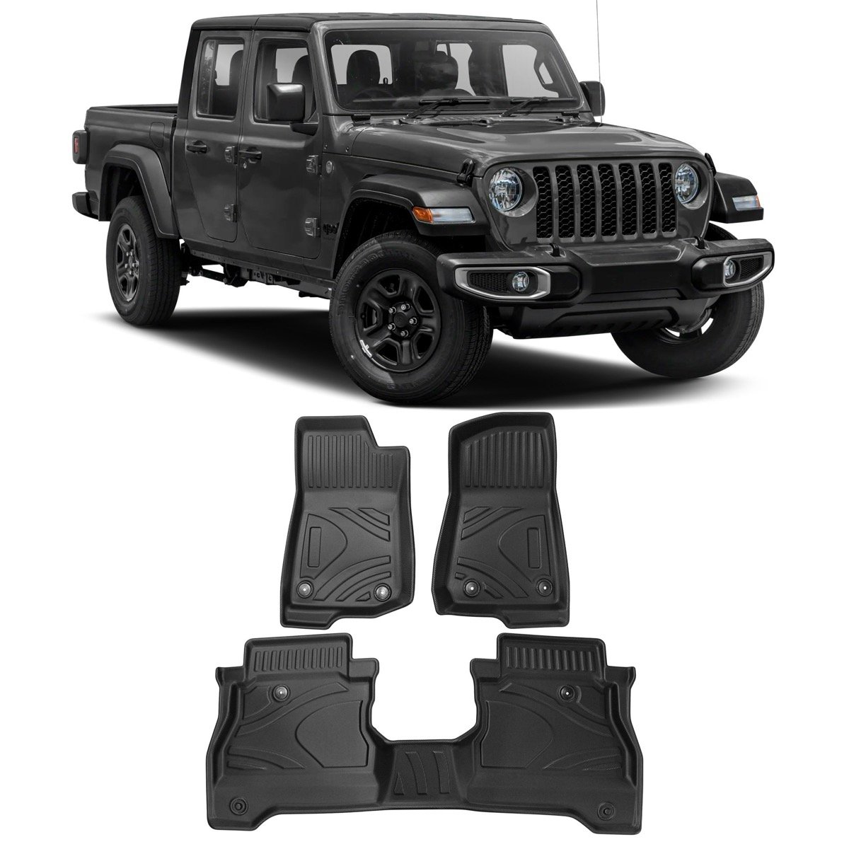 Tapete bandeja Jeep Gladiator 2020 em diante