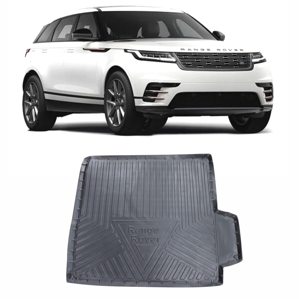 Tapete de porta-malas Land Rover Range Rover Vogue 2013 até 2022 Bandeja,