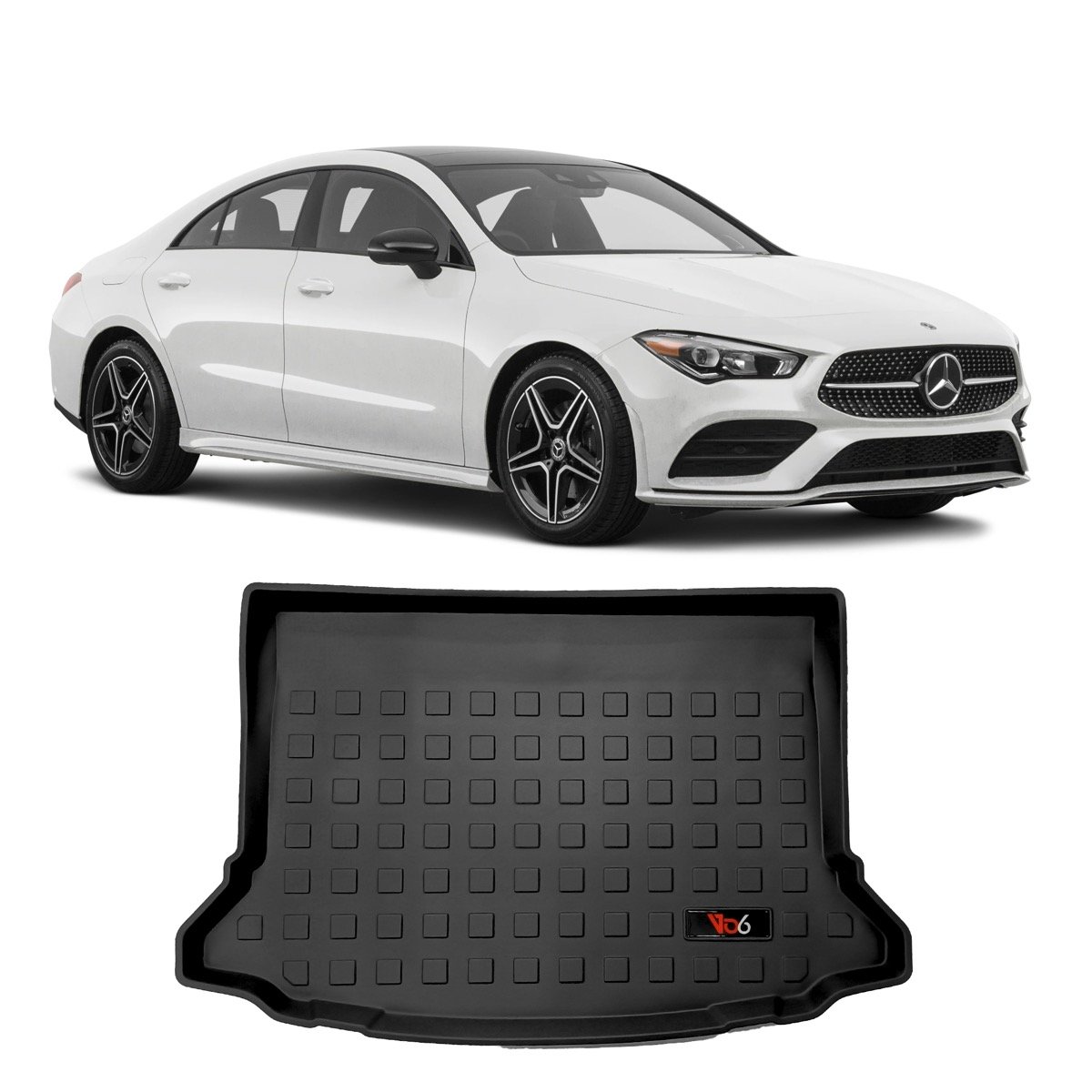 Tapete de porta-malas Mercedes-Benz CLA 2020 em diante