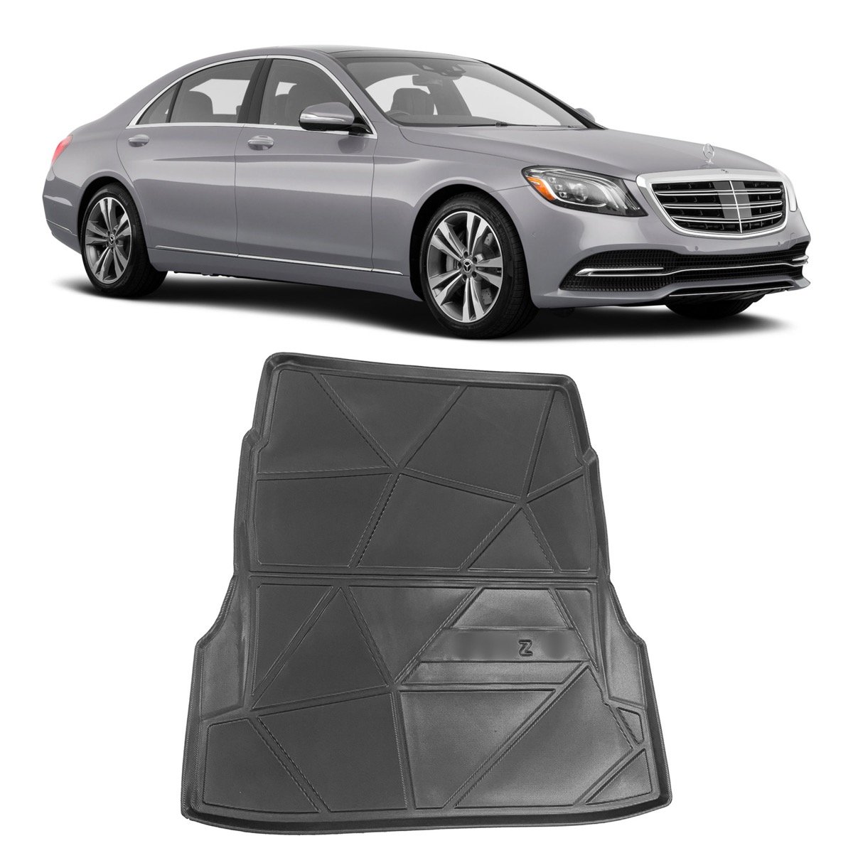Tapete de porta-malas Mercedes-Benz Classe S 2014 até 2019