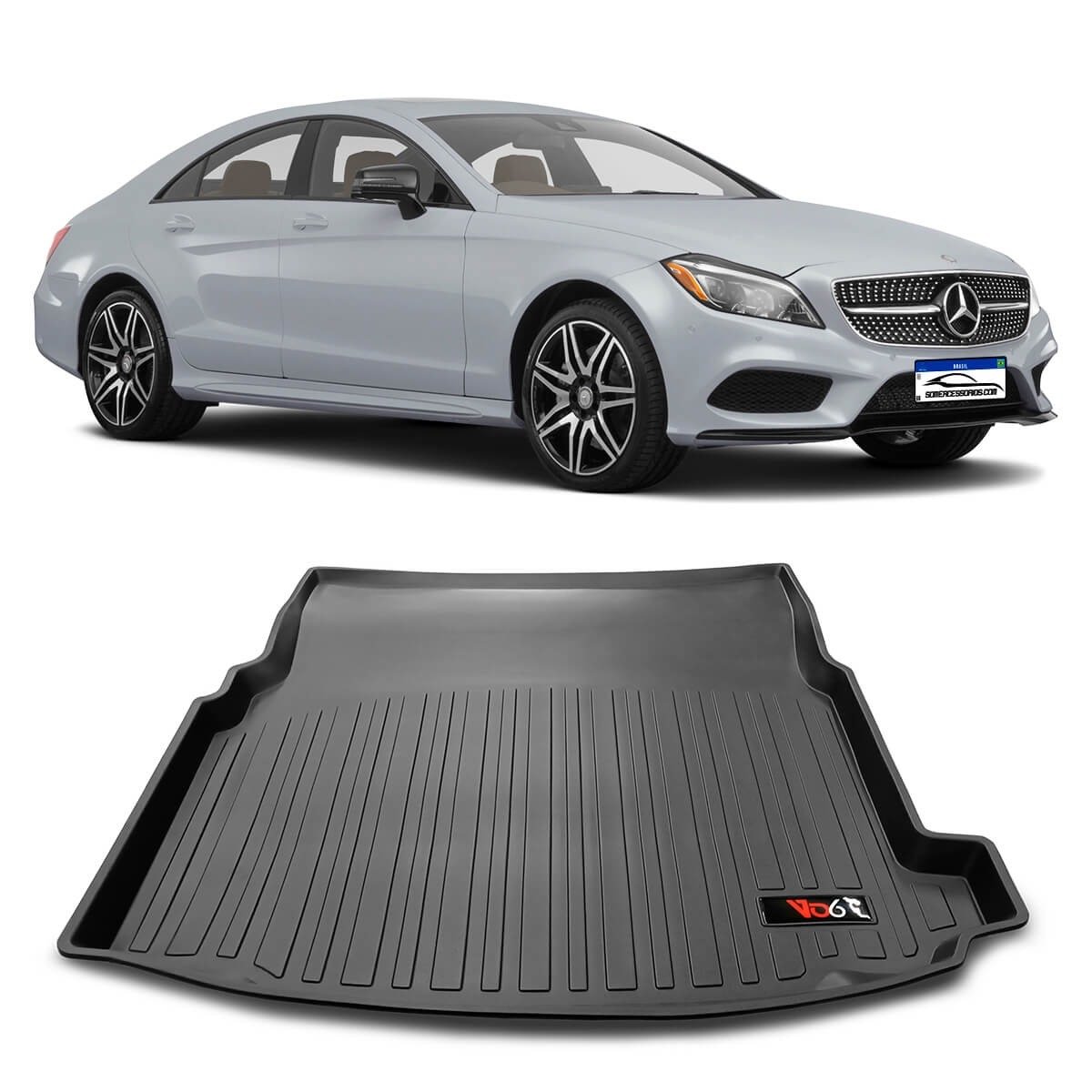 Tapete de porta-malas Mercedes-Benz CLS C257 2018 em Diate