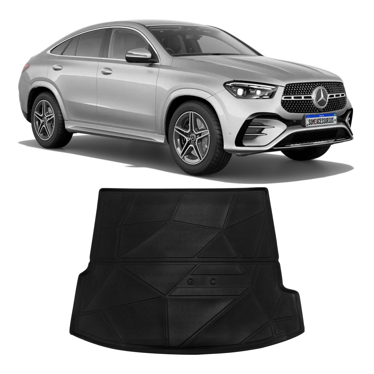 Tapete de porta-malas Mercedes-Benz GLE Coupé