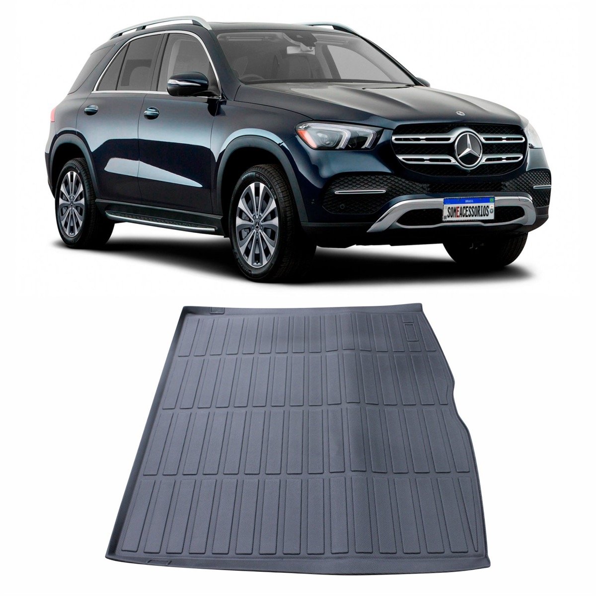 Tapete de porta-malas Mercedes-Benz Classe GLE 2020 até 2022