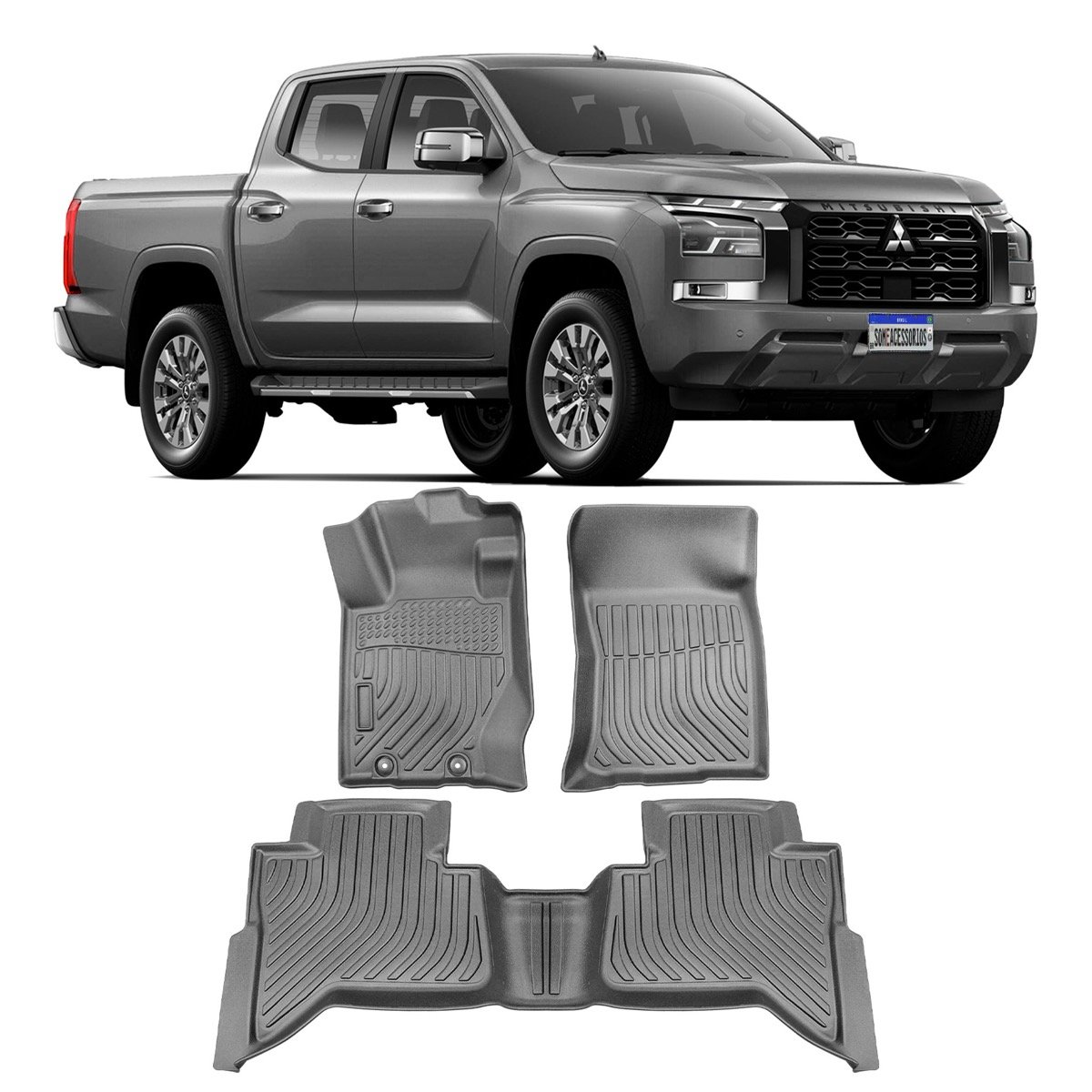 Tapete bandeja Mitsubishi L200 Triton 2025 em diante HPE Capa
