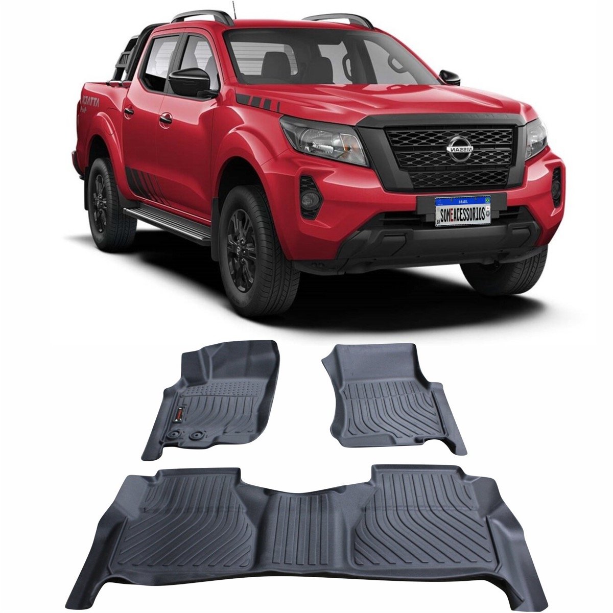 Tapete bandeja Nissan Frontier 2024 em diante