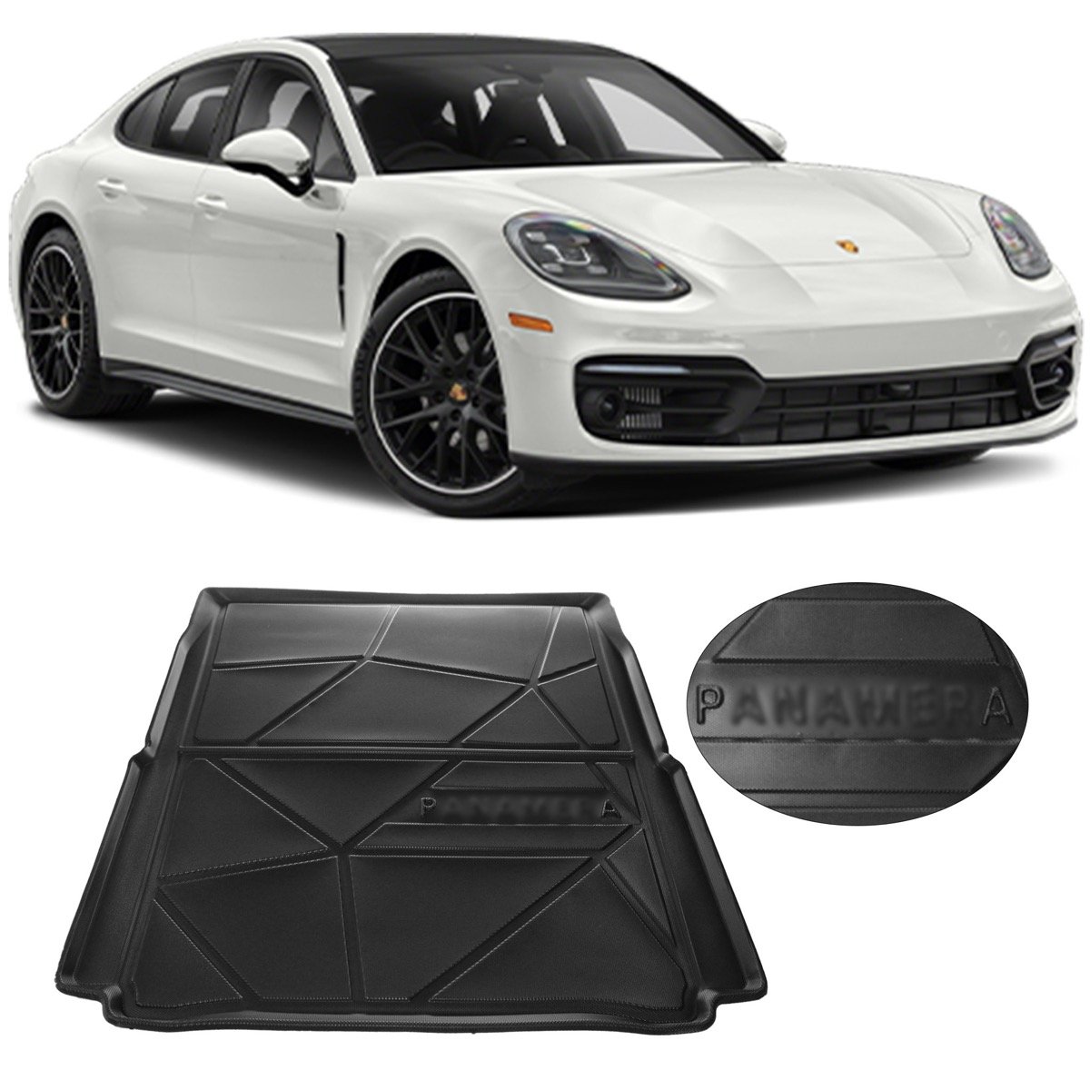 Tapete de porta-malas Porsche Panamera 2017 até 2020