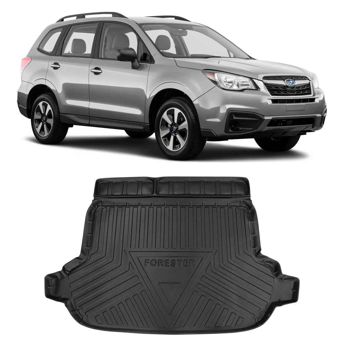 Tapete de porta-malas Subaru Forester 2013 até 2018