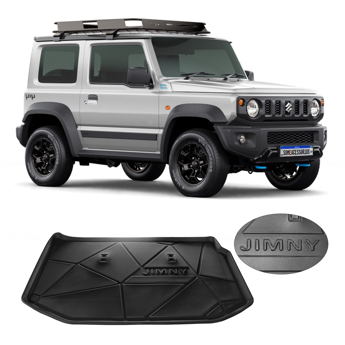 Tapete de porta-malas Suzuki Jimny Sierra 2019 em diante