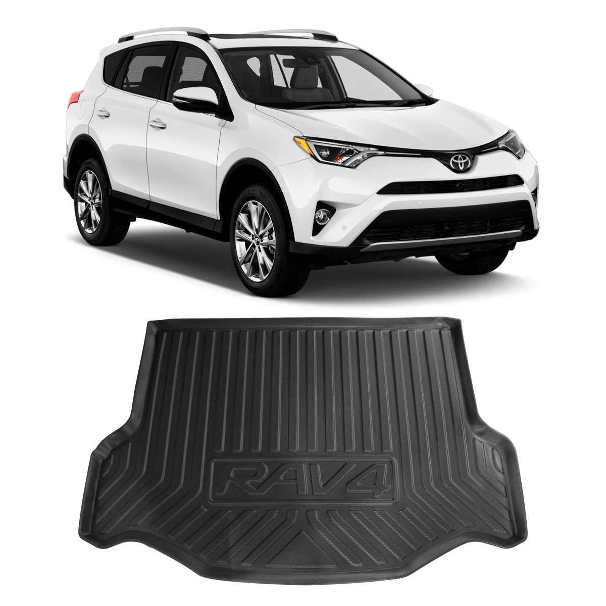 Tapete de porta-malas Toyota RAV4 2013 até 2018