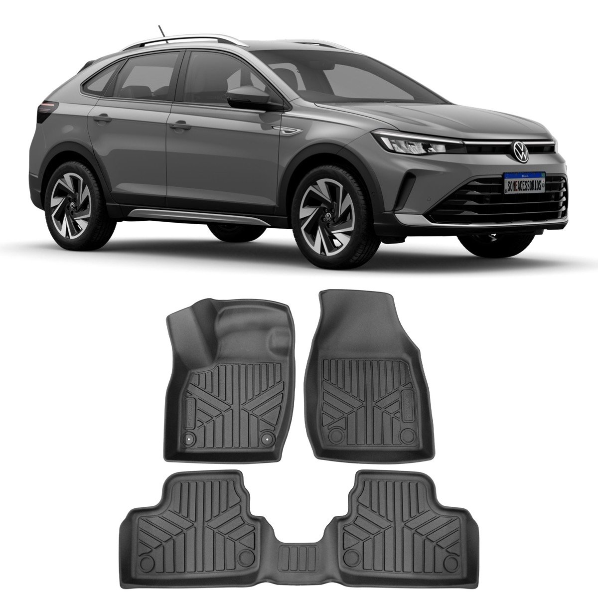 Tapete bandeja Volkswagen Nivus 2025 em diante