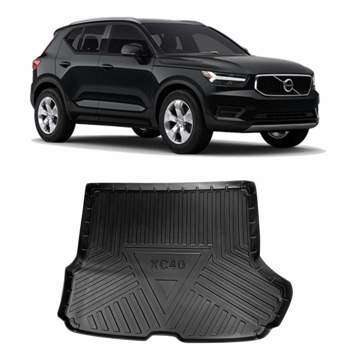 Tapete de porta-malas Volvo XC40 2020 até 2024