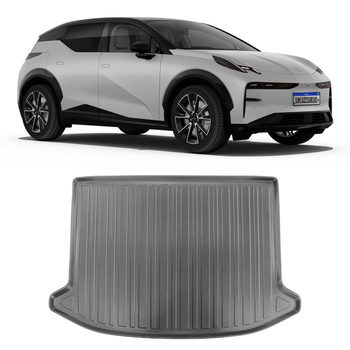 Tapete de porta-malas Zeekr X 2024 em diante