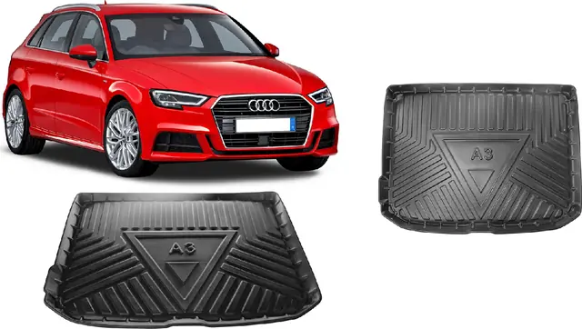 Tapete de porta-malas Audi A3 Hatchback 2014 até 2020
